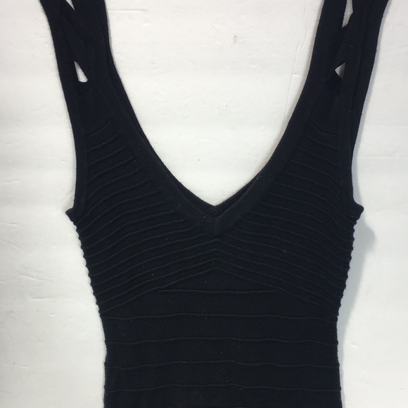 Arden B Black Knit Mini Bodycon Dress - Picture 5 of 9